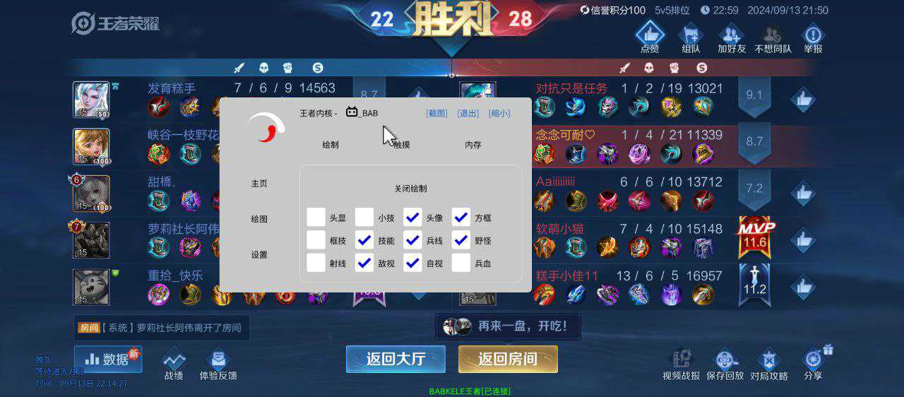 王者荣耀「柠檬茶」辅助